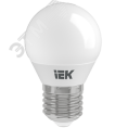 Лампа IEK LED7 G45 7W 6000K E27 шар матовый