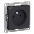 Розетка AtlasDesign ATN001041 б/з карбон, механизм