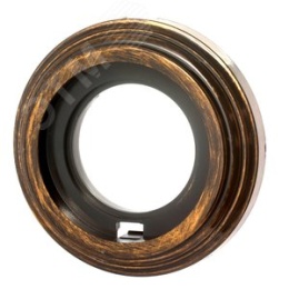 Рамка BIRONI BF1-610-25 1пост для откр. проводки Пластик бронза (ретро)