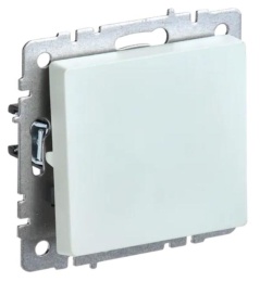 Выключатель IEK BRITE 1кл жемчуг