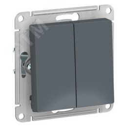Выключатель AtlasDesign ATN000751 2кл, грифель, механизм