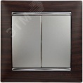 Legrand Valena 770105 Выключатель 2кл. алюм. 