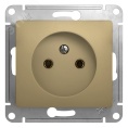 Розетка GLOSSA GSL000441 б/з в рамку титан