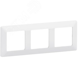 Legrand Valena-L 754003 рамка 3-поста белая