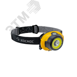 Фонарь КОСМОС KocH103COBLED 3W+COB 3W налобный