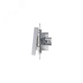 Выключатель AtlasDesign ATN000311 1кл, алюминий, механизм