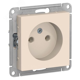 Розетка AtlasDesign ATN000241 б/з механизм, бежевая