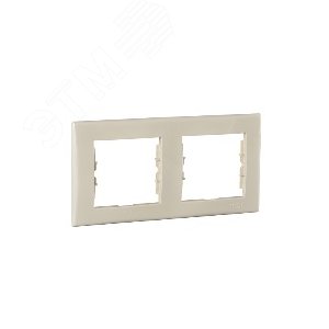 Рамка SE SEDNA SDN5800347 2-ая бежевая