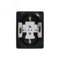 Розетка GLOSSA GSL000724 2-ая с/з антрацит