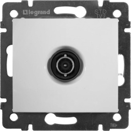 Legrand Valena 774430 Розетка TV 2400MHZ мех. белый 