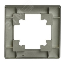 Рамка STEKKER PFR00-7001-06 1-я графит пластик, серия КАТРИН