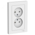 Розетка AtlasDesign ATN000120 2ая б/з механизм, белая