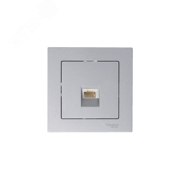 Розетка AtlasDesign ATN000383 RJ45, алюминий, механизм