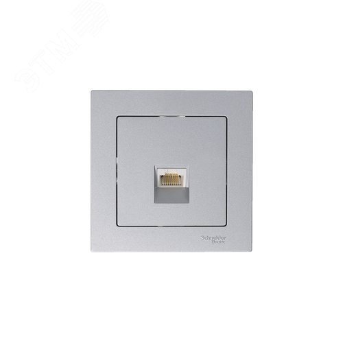 Розетка AtlasDesign ATN000383 RJ45, алюминий, механизм