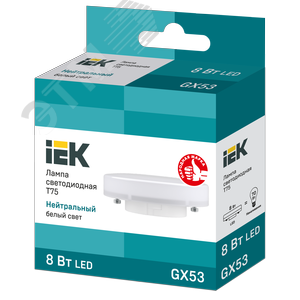 Лампа IEK LED8 8W 220V GX53 4000K