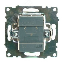 Выключатель STEKKER GLS10-7104-06 2кл графит, (механизм) серия КАТРИН