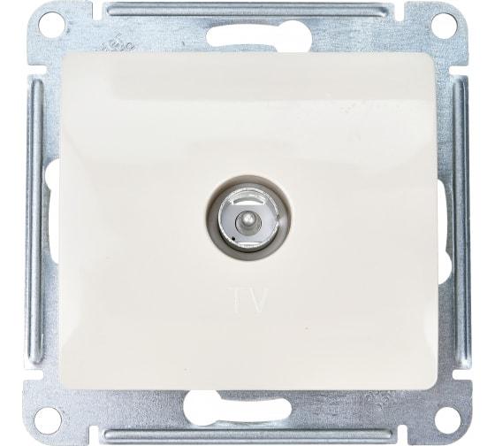 Розетка GLOSSA GSL000293 TV бежевый