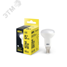 Лампа IEK LED5 R50 5W E14 4000K рефлектор