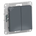 Переключатель AtlasDesign ATN000765 2кл, грифель, механизм