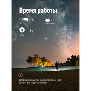 Фонарь Космос KOCAc6017LED 3w+7w аккум. кемпинг