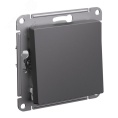 Выключатель AtlasDesign ATN001411 1кл, базальт, механизм