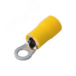 Наконечник REXANT 08-0052 кольцевой изолированный (unl20-006-6-5)