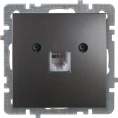 Розетка NILSON 24160440 СУ телефон 1мест. антрацит