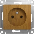 Розетка GLOSSA GSL000541 б/з, механизм, дуб