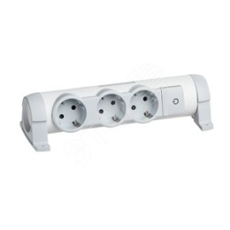 Удлинитель LEGRAND 694624 3*2k+3 3500вт (695824)повор.блок без шнура