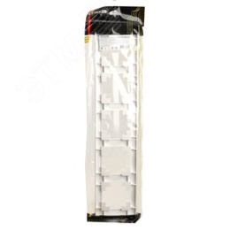 Рамка STEKKER PFR00-7005-01 5-я белая пластик, серия КАТРИН