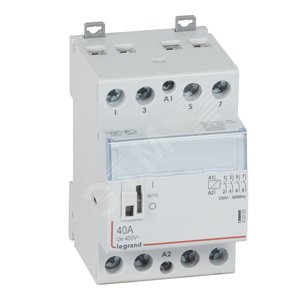 Контактор модульный LEGRAND 412553 220v 4HO 40A