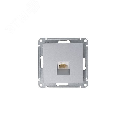Розетка AtlasDesign ATN000383 RJ45, алюминий, механизм