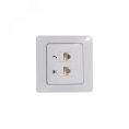 Розетка GLOSSA GSL000185 RJ11*RJ45 в рамку белая