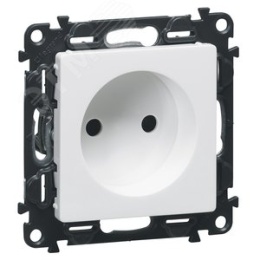 Legrand Valena-L 754970 накладка розетки 2к белая