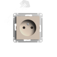 Розетка AtlasDesign ATN001241 б/з песочный, механизм