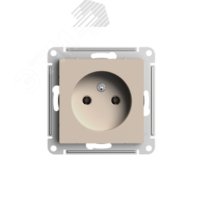 Розетка AtlasDesign ATN001241 б/з песочный, механизм