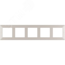 Legrand Valena-L 754045 рамка 5-поста сл.кость