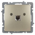 Розетка NILSON 24140440 СУ 1ая телефон. шампань