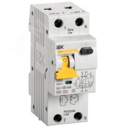 АВДТ 32 С63 100мА авт. выкл. дифф. тока ВД1-63