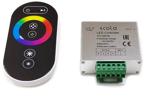 Контроллер ECOLA 288W 12V 24A RGB