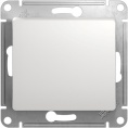 Выключатель GLOSSA GSL000115 1кл, с самовозвратом белый