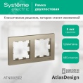 Рамка AtlasDesign ATN000502 2-ая шампань