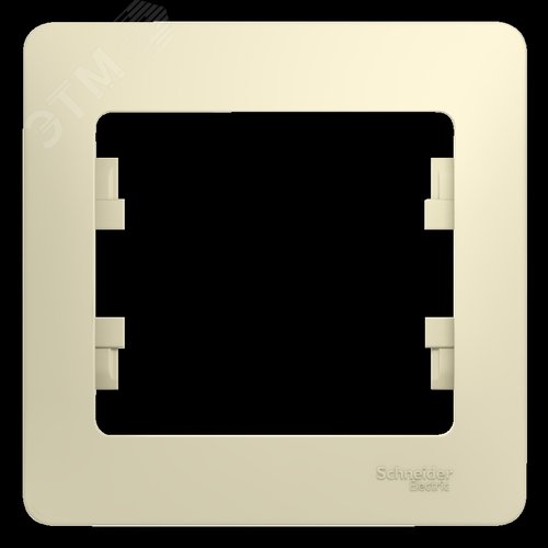 Рамка GLOSSA GSL000201 1пост бежевая