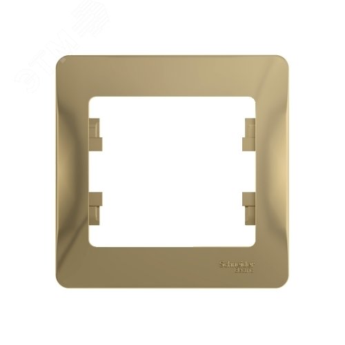 Рамка GLOSSA GSL000401 1пост титан
