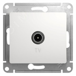 Розетка GLOSSA GSL000193 TV белый