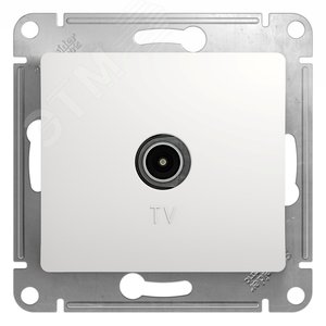 Розетка GLOSSA GSL000193 TV белый