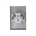 Розетка AtlasDesign ATN000320 2ая б/з механизм, алюминий