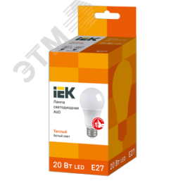 Лампа IEK LED15 A60 15W 6500K E27