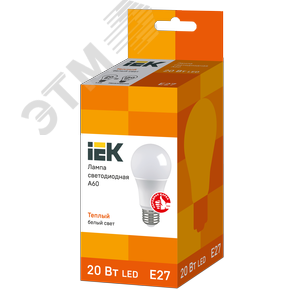 Лампа IEK LED15 A60 15W 6500K E27