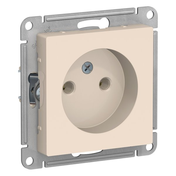 Розетка AtlasDesign ATN000241 б/з механизм, бежевая
